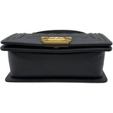 シャネル CHANEL ボーイ シャネル20 A67085 ブラック ゴールド金具 キャビアスキン レディース ショルダーバッグ