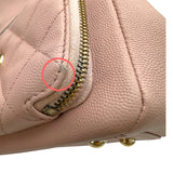 シャネル CHANEL ビジネス アフィニティ チェーンショルダーバッグ A93749 24番台 ピンク ゴールド金具 キャビアスキン レディース ショルダーバッグ