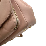 シャネル CHANEL ビジネス アフィニティ チェーンショルダーバッグ A93749 24番台 ピンク ゴールド金具 キャビアスキン レディース ショルダーバッグ