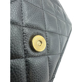 シャネル CHANEL マトラッセ チェーンウォレット AP0250 ブラック ゴールド金具 キャビアスキン レディース ウォレットチェーン