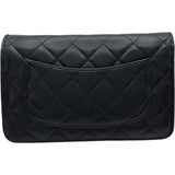 シャネル CHANEL マトラッセ チェーンウォレット AP0250 ブラック ゴールド金具 キャビアスキン レディース ウォレットチェーン