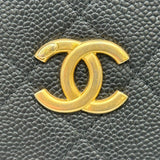 シャネル CHANEL マトラッセ2WAY バケットショルダーバッグ AS0310 27番台 ブラック ゴールド金具 キャビア レディース ショルダーバッグ