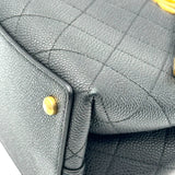 シャネル CHANEL マトラッセ2WAY バケットショルダーバッグ AS0310 27番台 ブラック ゴールド金具 キャビア レディース ショルダーバッグ