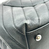 シャネル CHANEL ココハンドル29 Vステッチ A92991 29番台 ブラック シルバー金具 キャビア レディース ハンドバッグ