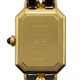 シャネル CHANEL プルミエール M H0001 ブラック メッキ レディース 腕時計