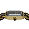 シャネル CHANEL プルミエール M H0001 ブラック メッキ レディース 腕時計