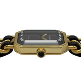 シャネル CHANEL プルミエール M H0001 ブラック メッキ レディース 腕時計