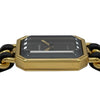 シャネル CHANEL プルミエール M H0001 ブラック メッキ レディース 腕時計
