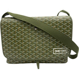 ゴヤール GOYARD カペシアンMM グリーン 合成樹脂 メンズ メッセンジャーバッグ