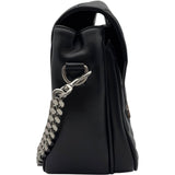 サンローラン SAINT LAURENT カサンドラチェーンショルダー 454325 ブラック シルバー金具 レザー レディース ショルダーバッグ