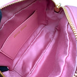 ミュウミュウ miu miu アルカディ マテラッセレザー ミニバッグ 5BP077 ピンク ゴールド金具 ナッパレザー レディース ショルダーバッグ