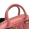 ミュウミュウ miu miu アルカディ マテラッセレザー ミニバッグ 5BP077 ピンク ゴールド金具 ナッパレザー レディース ショルダーバッグ