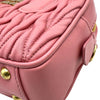ミュウミュウ miu miu アルカディ マテラッセレザー ミニバッグ 5BP077 ピンク ゴールド金具 ナッパレザー レディース ショルダーバッグ