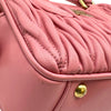 ミュウミュウ miu miu アルカディ マテラッセレザー ミニバッグ 5BP077 ピンク ゴールド金具 ナッパレザー レディース ショルダーバッグ