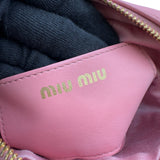 ミュウミュウ miu miu アルカディ マテラッセレザー ミニバッグ 5BP077 ピンク ナッパレザー レディース ショルダーバッグ