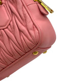 ミュウミュウ miu miu アルカディ マテラッセレザー ミニバッグ 5BP077 ピンク ナッパレザー レディース ショルダーバッグ