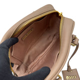 ミュウミュウ miu miu アルカディ マテラッセレザー バッグ 5BB123 ピンクベージュ ナッパレザー レディース ショルダーバッグ