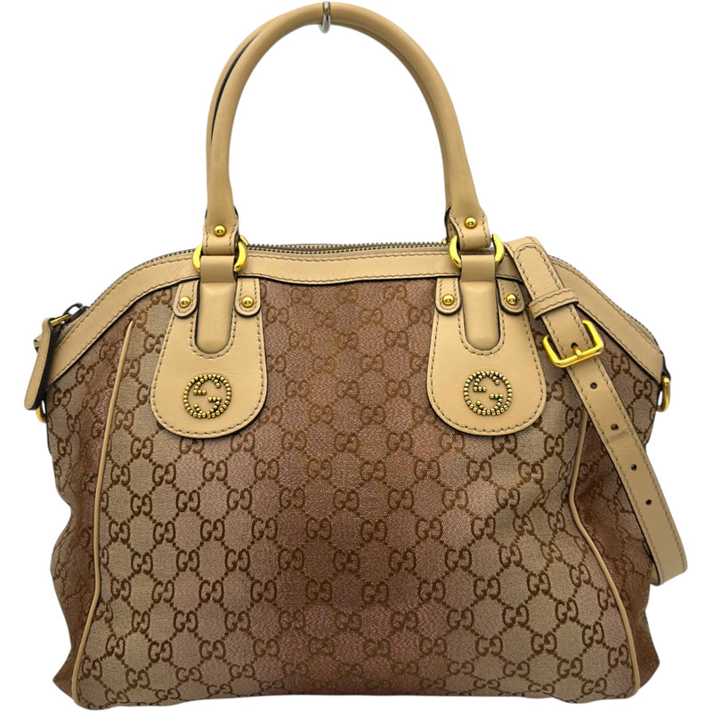 グッチ GUCCI カーレットライン ショルダーバッグ 282299 ベージュ GG
