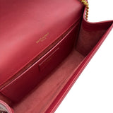 サンローラン SAINT LAURENT ケイト タッセル ミディアム 354119 レッド グレインドレザー レディース ショルダーバッグ