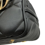 クリスチャン・ディオール Christian Dior レディ95.22 ミニ ブラック カナージュ/レザー レディース ハンドバッグ