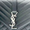 サンローラン SAINT LAURENT エンヴェロップ ミディアム 600185 ブラック シルバー金具 キャビア レディース ショルダーバッグ
