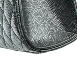 サンローラン SAINT LAURENT エンヴェロップ ミディアム 600185 ブラック シルバー金具 キャビア レディース ショルダーバッグ