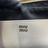 ミュウミュウ miu miu アルカディ マテラッセレザー バッグ 5BP088 アイボリー ナッパレザー レディース ショルダーバッグ