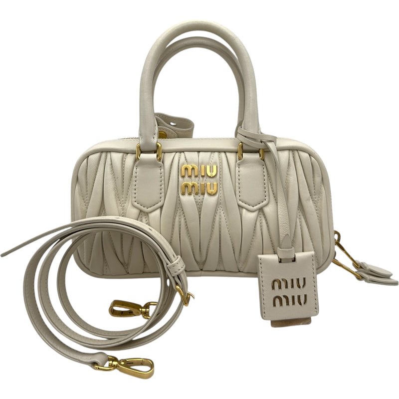 ミュウミュウ miu miu アルカディ マテラッセレザー バッグ 5BP088