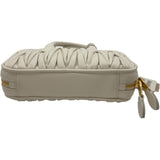 ミュウミュウ miu miu アルカディ マテラッセレザー バッグ 5BP088 アイボリー ナッパレザー レディース ショルダーバッグ