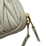 ミュウミュウ miu miu アルカディ マテラッセレザー バッグ 5BP088 アイボリー ナッパレザー レディース ショルダーバッグ