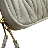 ミュウミュウ miu miu アルカディ マテラッセレザー バッグ 5BP088 アイボリー ナッパレザー レディース ショルダーバッグ