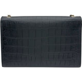 サンローラン SAINT LAURENT ケイト チェーンショルダーバッグ 354119 ブラック クロコ型押し レディース ショルダーバッグ