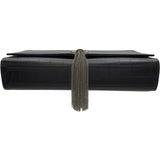 サンローラン SAINT LAURENT ケイト チェーンショルダーバッグ 354119 ブラック クロコ型押し レディース ショルダーバッグ