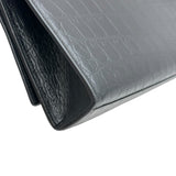 サンローラン SAINT LAURENT ケイト チェーンショルダーバッグ 354119 ブラック クロコ型押し レディース ショルダーバッグ