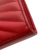 サンローラン SAINT LAURENT カサンドラ クラシック チェーンウォレット 377828 レッド グレインカーフ レディース ウォレットチェーン