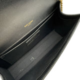 サンローラン SAINT LAURENT ケイト ミディアム 364021 ブラック レザー レディース ショルダーバッグ