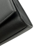 サンローラン SAINT LAURENT ケイト ミディアム 364021 ブラック レザー レディース ショルダーバッグ