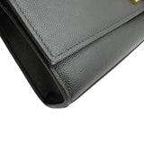 サンローラン SAINT LAURENT ケイト ミディアム 364021 ブラック レザー レディース ショルダーバッグ