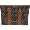 ゴヤール GOYARD モルヴァン ドキュメントケース ブラック/タン ゴヤールディンキャンバス/レザー メンズ ショルダーバッグ
