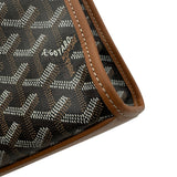 ゴヤール GOYARD モルヴァン ドキュメントケース ブラック/タン ゴヤールディンキャンバス/レザー メンズ ショルダーバッグ