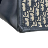 クリスチャン・ディオール Christian Dior ブックトート ミディアム MB24CZBB.M928 ネイビー ゴールド金具 オブリークジャガード レディース トートバッグ