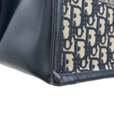 クリスチャン・ディオール Christian Dior ブックトート ミディアム MB24CZBB.M928 ネイビー ゴールド金具 オブリークジャガード レディース トートバッグ