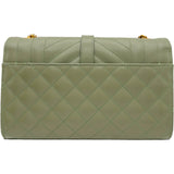 サンローラン SAINT LAURENT エンヴェロップ スモール 600195 グリーン系 キルティングレザー レディース ショルダーバッグ