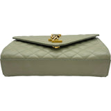 サンローラン SAINT LAURENT エンヴェロップ スモール 600195 グリーン系 キルティングレザー レディース ショルダーバッグ