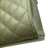 サンローラン SAINT LAURENT エンヴェロップ スモール 600195 グリーン系 キルティングレザー レディース ショルダーバッグ
