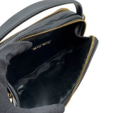 ミュウミュウ miu miu 2WAY ハンドバッグ 5BH229 ブラック×ゴールド金具 レザー レディース ハンドバッグ