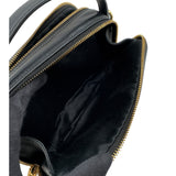 ミュウミュウ miu miu 2WAY ハンドバッグ 5BH229 ブラック×ゴールド金具 レザー レディース ハンドバッグ