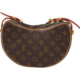ルイ・ヴィトン LOUIS VUITTON クロワッサン ショルダー M46828 ブラウン モノグラムキャンバス　 レディース ショルダーバッグ