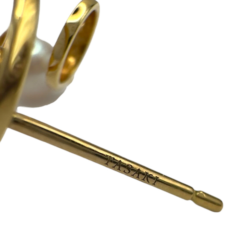 タサキ TASAKI エニーマ パール ピアス ゴールド 750/パール