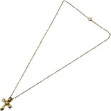 ミキモト MIKIMOTO リボンネックレス ゴールド K18 ダイヤモンド ジュエリー